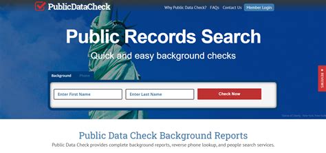 is publicdatacheck legit|public data check membership login.